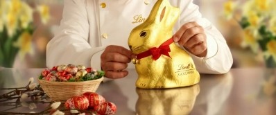 Lindt's gold-wrapped Easter chocolate bunnies have been protected by a Swiss court from copies Pic: Lindt & Spruengli