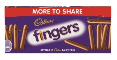 Cadbury Fingers is now worth $26.48m in the UK.  Pic: Mondelēz