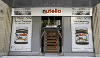 Nutella's new Union Square Cafe in NYC. Pic: Ferrero