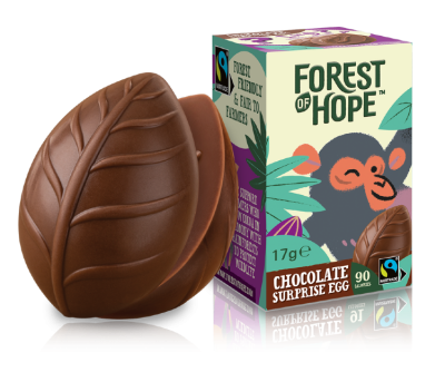 The new Forest of Hope chocolate eggs are launched in Waitrose in September. Pic: FOH
