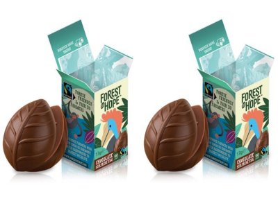 The new Forest of Hope chocolate egg. Pic: Kinnerton