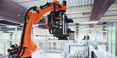 One of the machines Nestlé will be using in its future distribution center. Pic: Swisslog