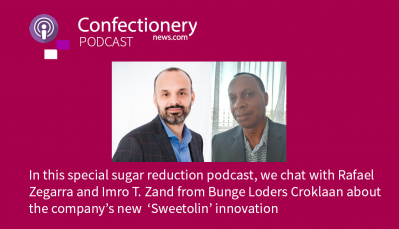 Breakthrough solution from Bunge Loders Croklaan promises 50% less sugar in confectionery - LISTEN