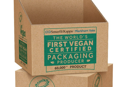 Smurfit Kappa's vegan-approved packaging. Pic: Smurfit Kappa 