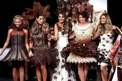 Latest chocolate fashion is one of the highlights of Salon du Chocolat. Pic: Salon du Chocolat