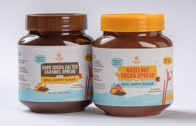 Incredo cocoa hazelnut spread contains 8g added sugar (vs 19g for Nutella hazelnut spread). Picture credit: DouxMatok