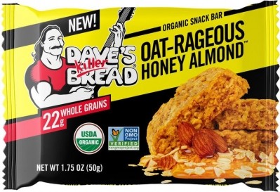 Early sales of organic snack bars from Dave's Killer Bread have exceeded expectations, says Flowers Foods. Image credit: Flowers Foods