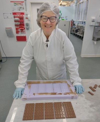 Celleste Bio co-founder and CTO Hanne Volpin learning the trade at Mondelēz International. Photo: Lawrence Harris