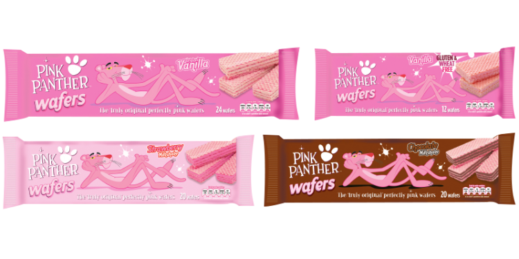 One of Rivington's most famous brands is Pink Panther wafers. Picutre: Rivington Biscuits.