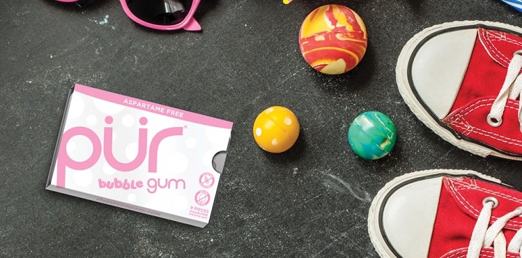 Xylitol sweetened bubblegum will appeal to North American aspartame-free trend, claims PUR