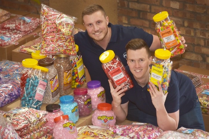 The Hancock brothers' new confectionery wholesale business is almost entirely an online structure. Photo: HS Wholesale Sweets