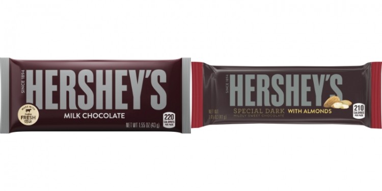 About 31% of Hershey’s standard- and king-size confectionery products are 200 calories or less.  Photo: Hershey 