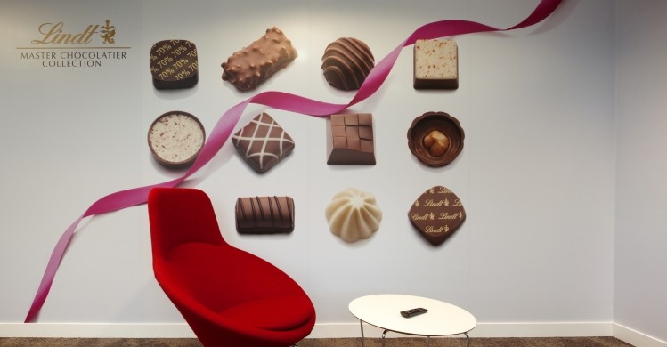 The chocolate covered walls. Picture: Morgan Lovell.