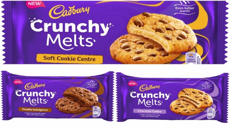 Mondelēz is rolling out its Cadbury Crunchy Melts in the UK. Pic: Mondelēz