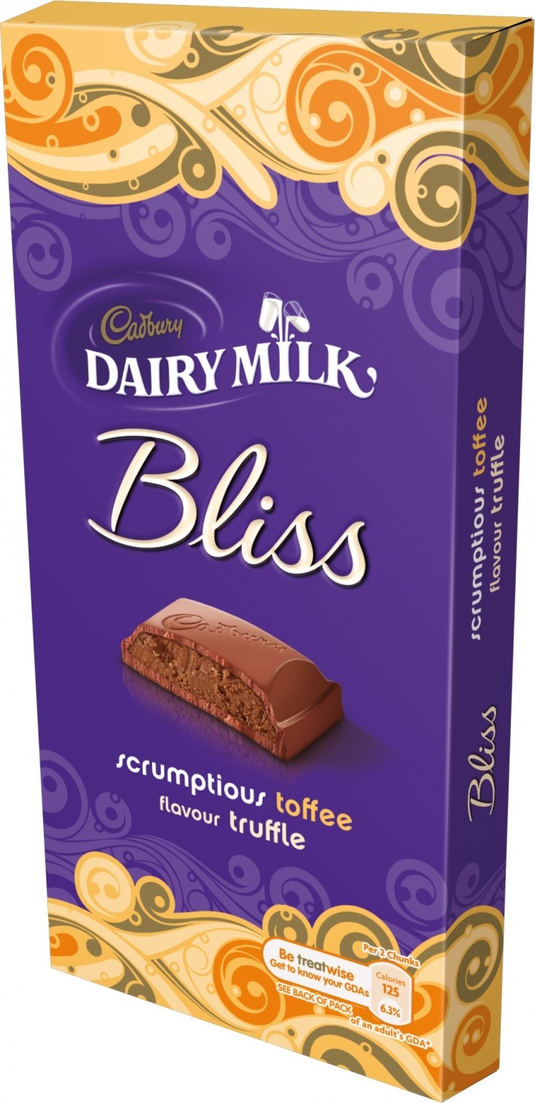 Cadbury's Bliss chocolate bar