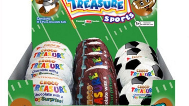 Candy Treasure only started selling Choco Treasure surprise eggs in the US this year after overcoming a longstanding domestic ban on toy-filled eggs by using a special capsule and larger toys
