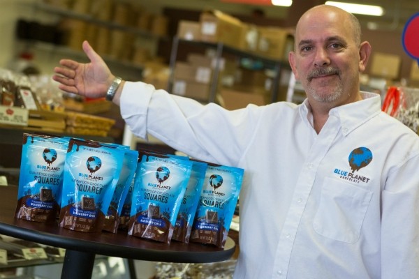 Joel Fink, owner of Fantasy Candies, sets up probitoic chocolate firm Blue Planet  Photo: Blue Planet Chocolate