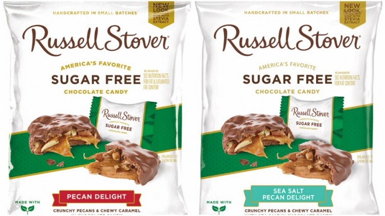 The chocolates are the company’s first products sweetened with stevia extract. Photo: Russell Stover 