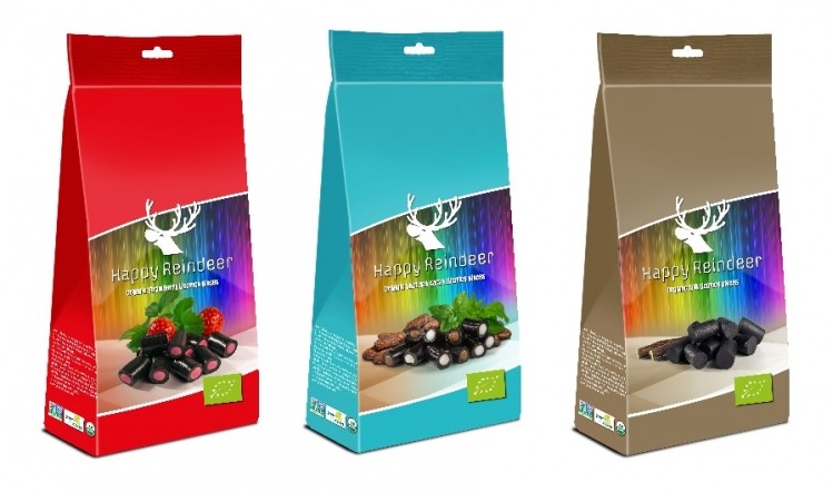 Happy Reindeer: Filled organic licorice in three flavors to hit US this Spring