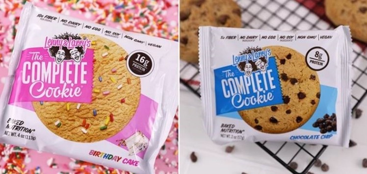 Lenny & Larry’s has launched a smaller, 2oz size of its 4oz Complete Cookies. Photo: Lenny & Larry’s.