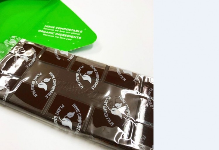 The compostable packaging. Photo; Conscious Chocolate.