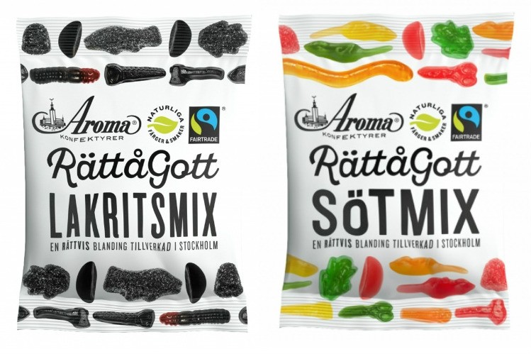 Aroma has been producing uniquely shaped gummy candies in Sweden since 1921.