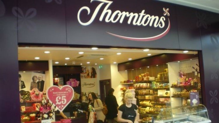 Thorntons currently has 121 stores across the UK.
