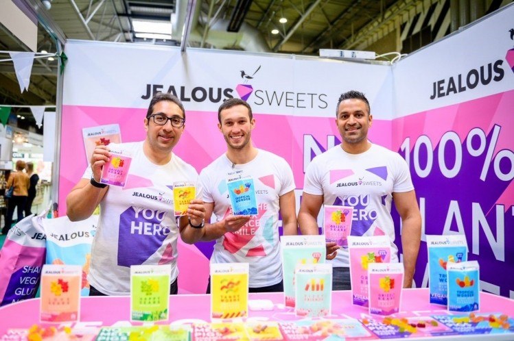 Imran Merza and Taz Basunia co-founders left and right with a friend (middle). Photo: Jealous Sweets. 