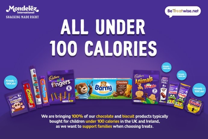 Mondelēz to reduce calories on all its chocolate and biscuit products bought for children