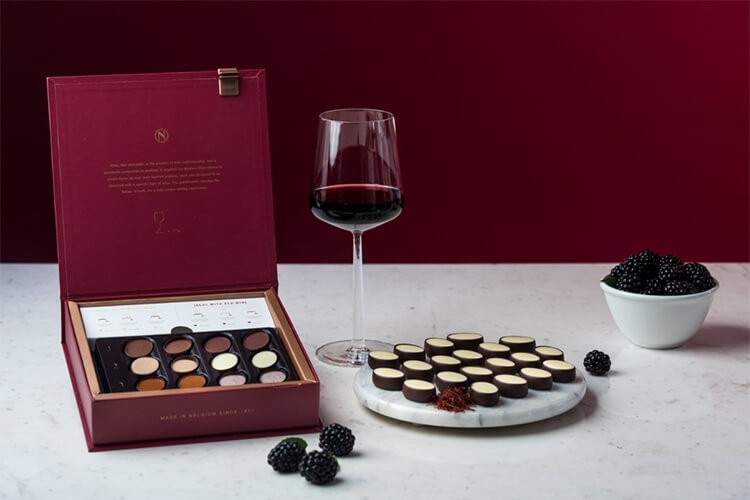 Neuhaus Belgian Chocolate's new Wine Pairing Collection. Pic: Neuhaus