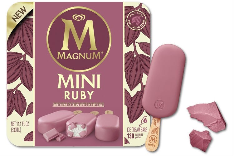 The new Magnum Ruby Minis will be available across the States from February. Pic: Unilver