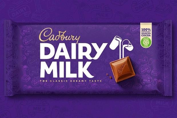 Cadbury's new look, its first in 50 years. Pic: Mondelēz International