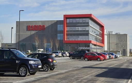 Haribo's Castleford site in West Yorkshire, England. Pic: Haribo