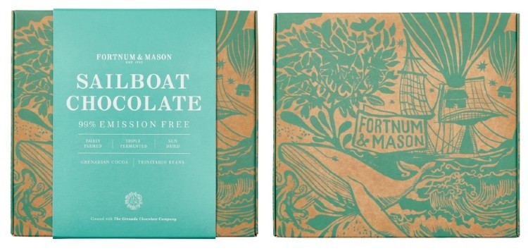 Sailboat Chocolate is available in-store at Fortnum & Mason Piccadilly. Pic: Fortnum & Mason