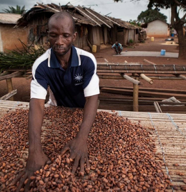 Sam Defrote from Capressa Co-operative is one of the farmers who will benefit from the new price Ben & Jerry's pays for its cocoa . Pic: Fairtrade/Simon Rawles