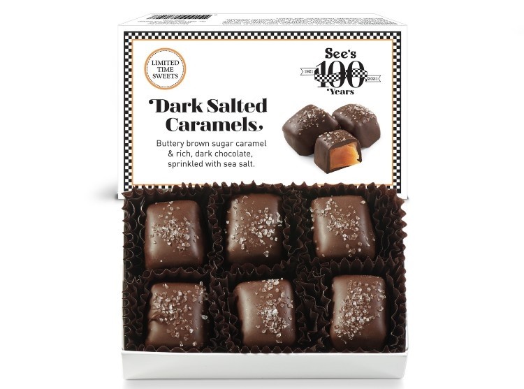 See's new candy line is available in stores across the US. Pic: See's Candies