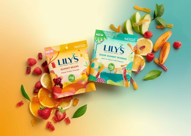 Lily’s Sweets Gummies are non-GMO, keto-friendly, gluten free, plant-based and have less than 1 gram of sugar per serving. Pic: Lily's Sweets