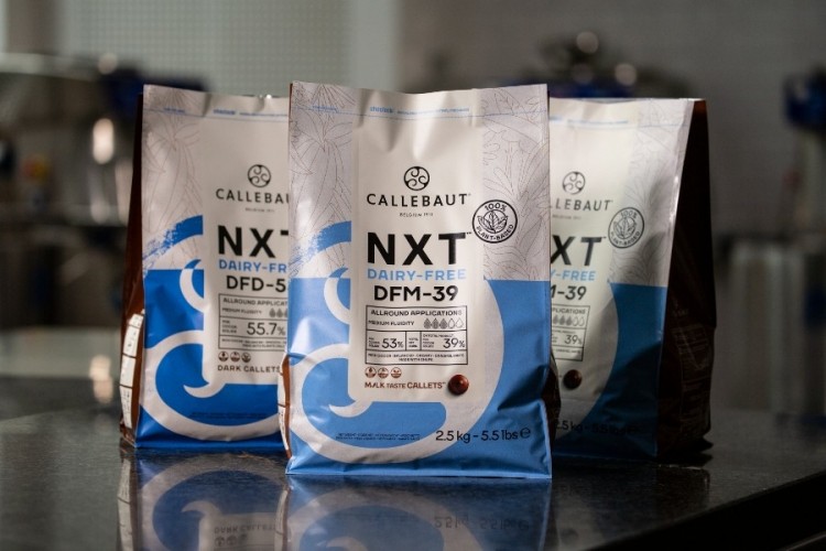 Callebaut's new dairy-free NXT range is available for industry professionals. Pic: Callebaut