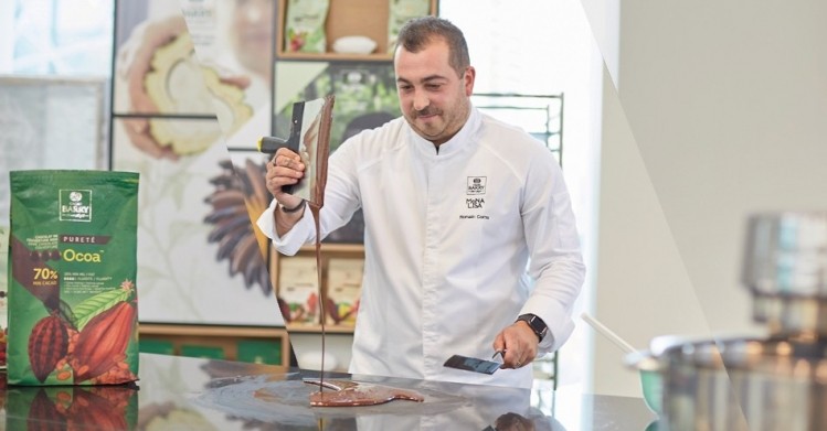 Chef Romain Cornu, New Global Ambassador for Cacao Barry and Mona Lisa brands. Pic: Cacao Barry
