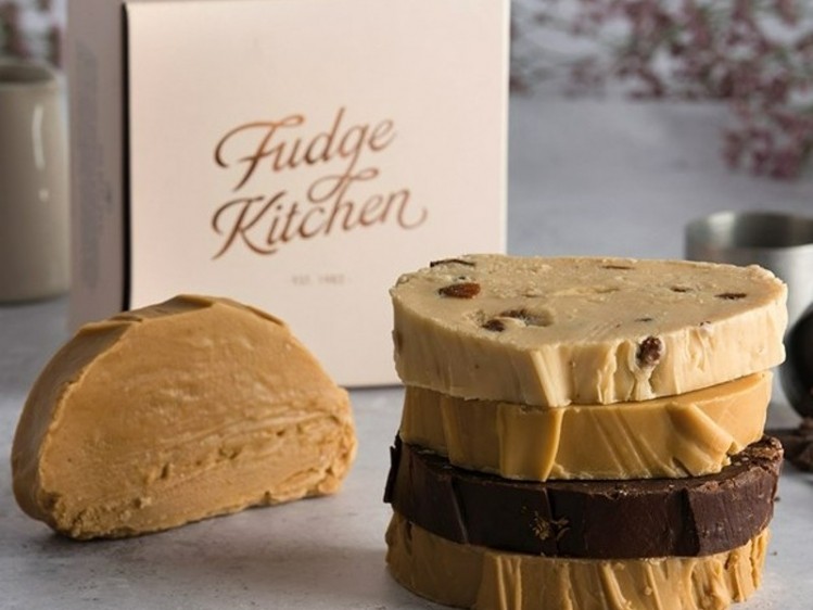 Fudge Kitchen’s renowned slab fudge comes in four vegan flavour varieties. Pic: Fudge Kitchen 
