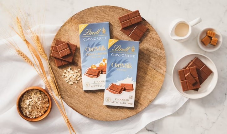 Lindt successfuly launched a vegan alternative chocolate bar in 2022. Pic: Lindt & Sprungli