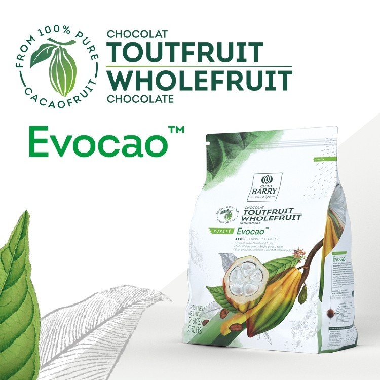 The WholeFruit Evocao chocolate is now available in limited quantities Pic: Cacao Barry
