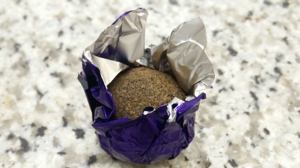 Paul.A.Young's hand-crafted California Prune and Buttermilk Truffle, designed especially for Father's Day