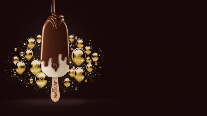 Unilever's Magnum ice creams are covered in Belgian chocolate from Barry Callebaut. Pic: Unilever