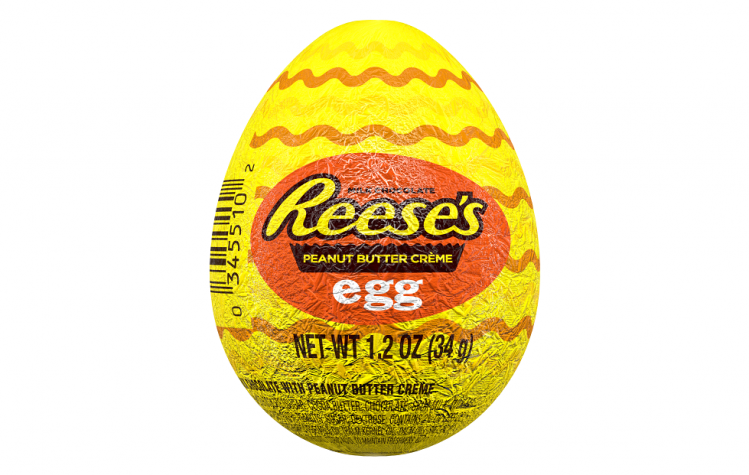 Reese's Peanut Butter Crème Eggs retails for around $0.74 each.  Pic: Hershey
