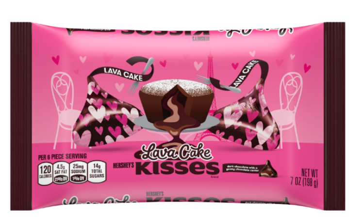 Hershey introduces new Kisses specifically for Valentine’s Day