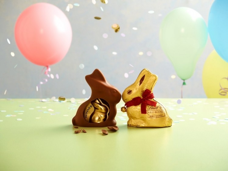 Lindt has launched its 'Share the Hoppiness' campaign in the UK. Pic: Lindt