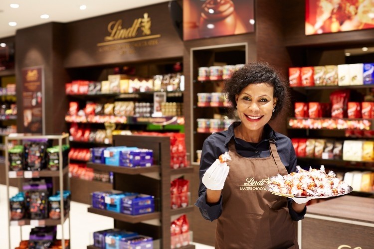 The temporary closure of around 500 of Lindt's own shops during the Easter season hit its half-year sales. Pic: Lindt & Sprüngli 