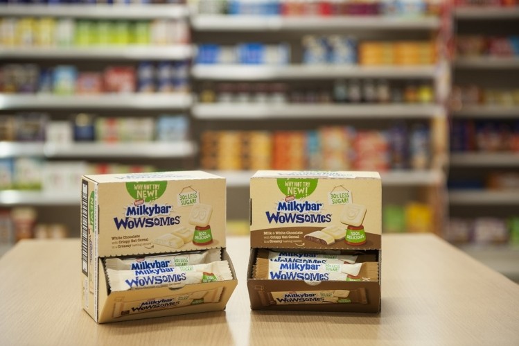 Milkybar Wowsomes will only be available in the UK and Ireland. Pic: Nestlé