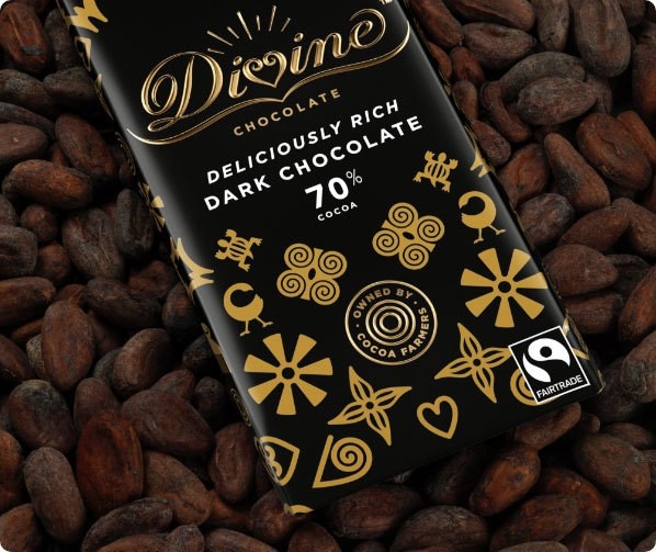Divine Chocolate is commended by Kantar for its transparency. Photo: Divine Chocolate.